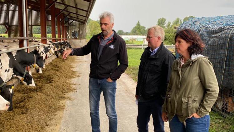 MdB Carina Konrad und Frank Schäffler beim Besuch des Betriebs Lilie in Haldem